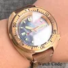 Real Bronze Turtle Dive Mechanical Watch NH35 Movement Sunburst Green Dial Waterproof Wristwatch Reloj Hombre Green Lume 4