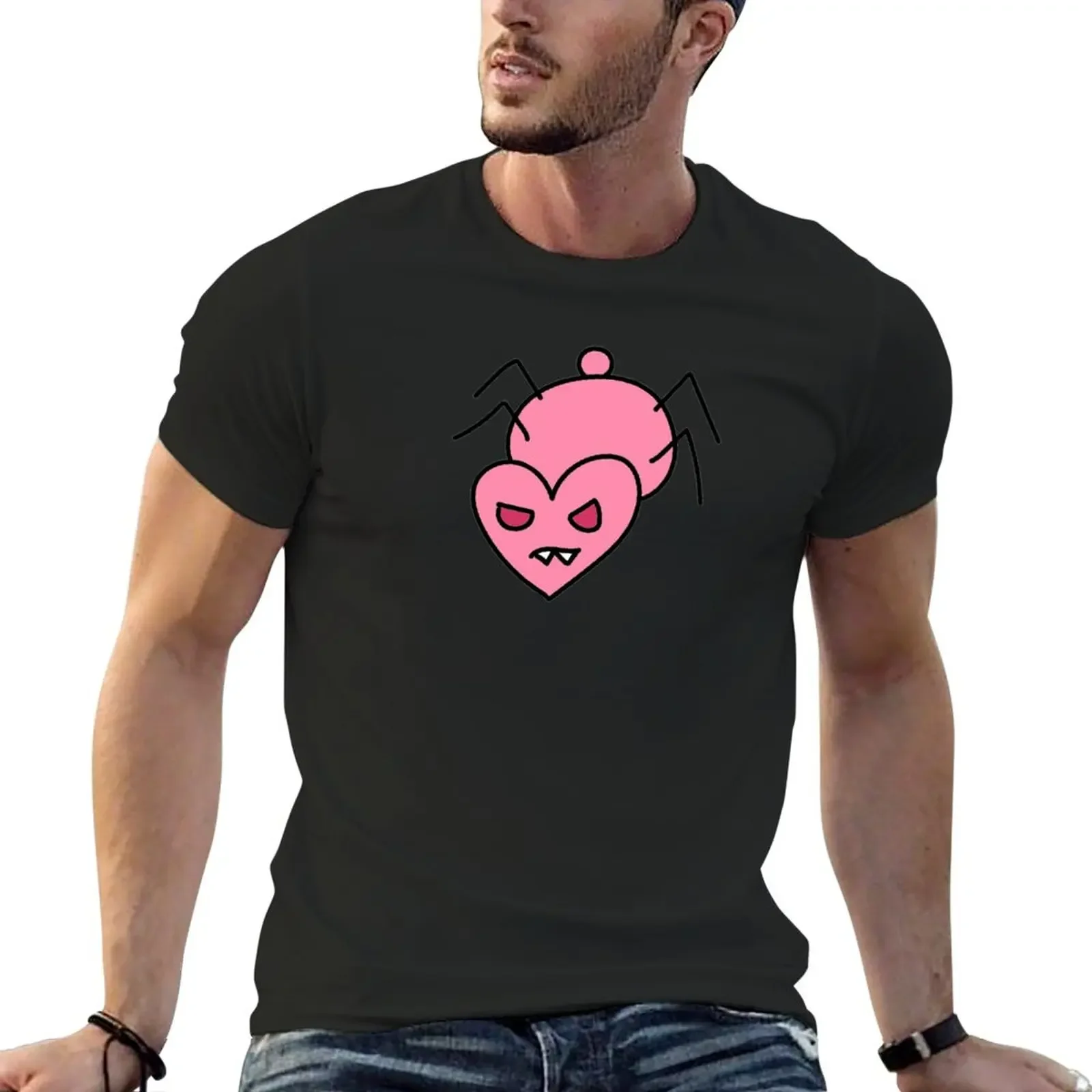 

Футболка LUVBUG, корейская мода, мужские футболки большого размера