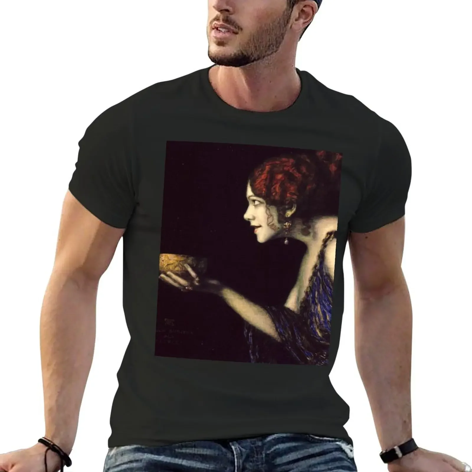 

Study of Tilla Durieux as a Circe by Franz von Stuck T-Shirt summer tops tops summer clothes mens graphic t-shirts big and tall