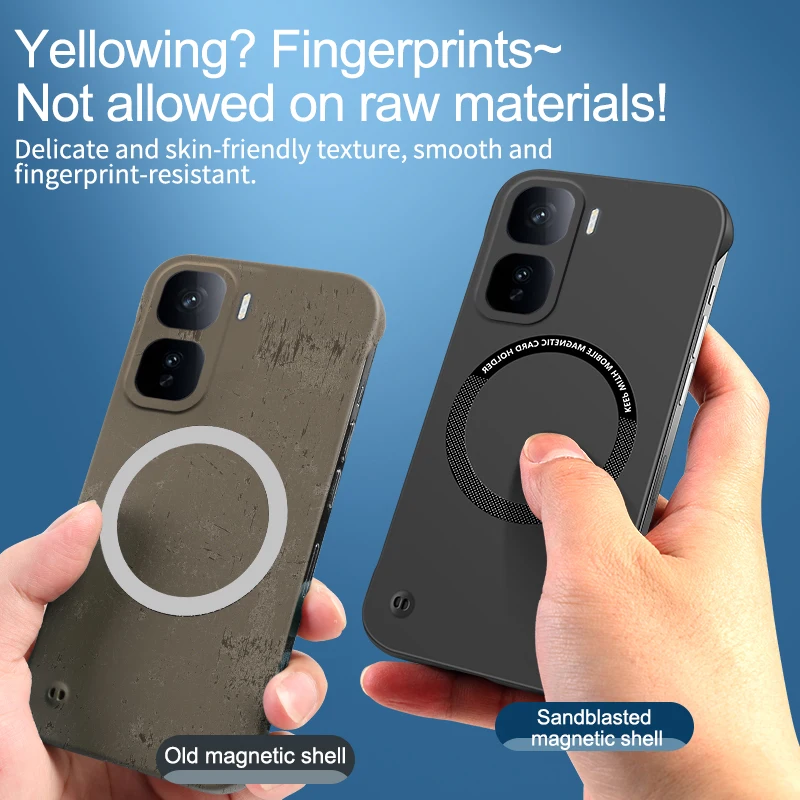 Ultra-Thin Frameless Magnetic Hard Cover