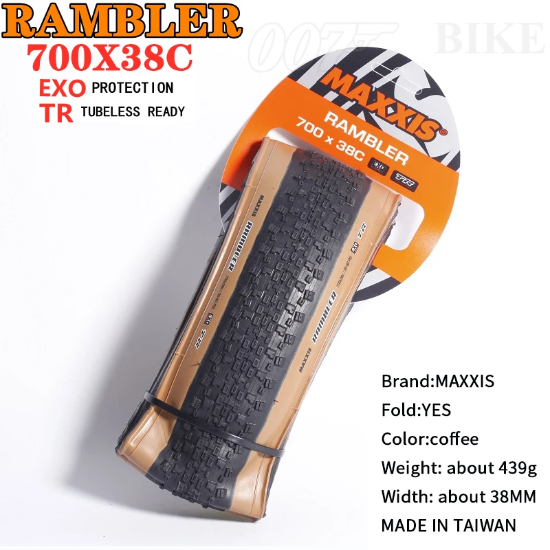 MAXXIS RAMBLER TUBELESS 700x38C/40C/45C/50C 650x47B