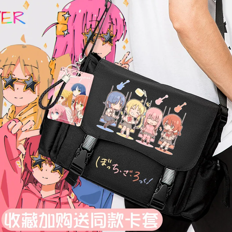 

Anime Bocchi the Rock! Yamada Ryo Kita Ikuyo Ijichi Nijika Cosplay Casual Messenger Bag Laptop Bag Shoulder Bag Student