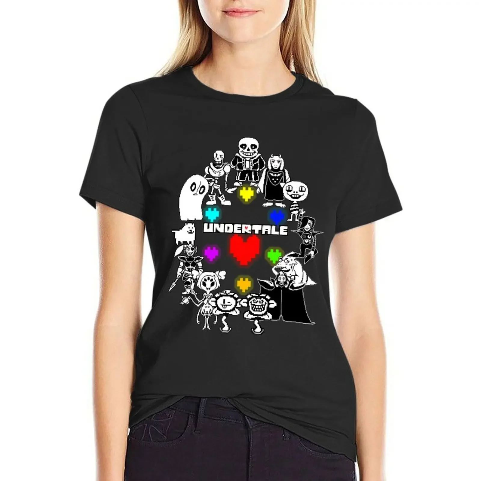 

Undertale Memories T-Shirt Aesthetic clothing summer clothes kawaii clothes korean fashion cute t-shirts for Women