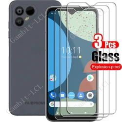 3 - Piece 9H Premium Tempered Glass Screen Protector Set for Tempered glass (For Fairphone 4)