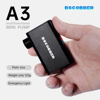 Portable mini Pump for Bike Tires - Mini Air Compressor Cycling Tire Inflator with Gauge - Mountain Bike Road Bicycle Tire Pump 1