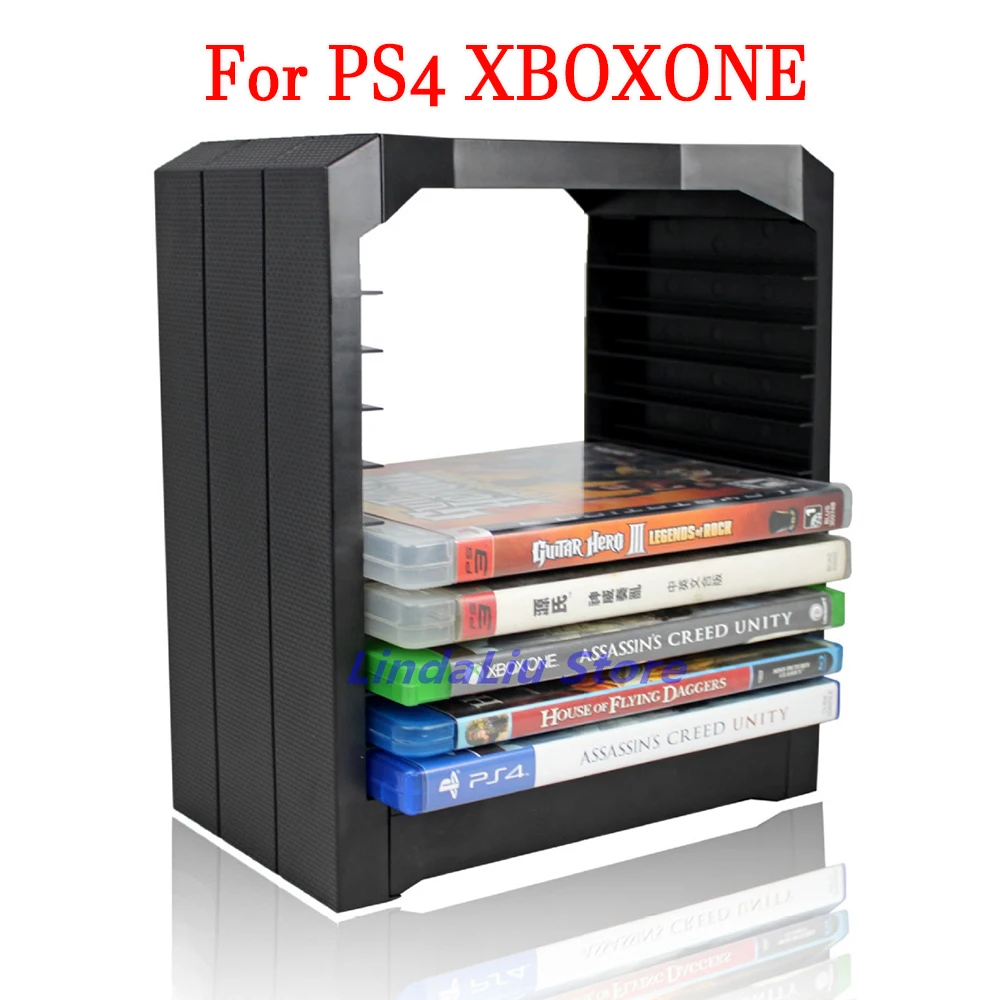 1Pc Game Storage Tower Disk Stand Per Ps4 Per Console Di Gioco Xbox One