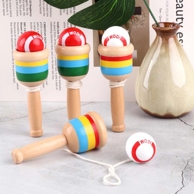 Wooden Kendama Toys Games, Toy Ball Kendama Beech