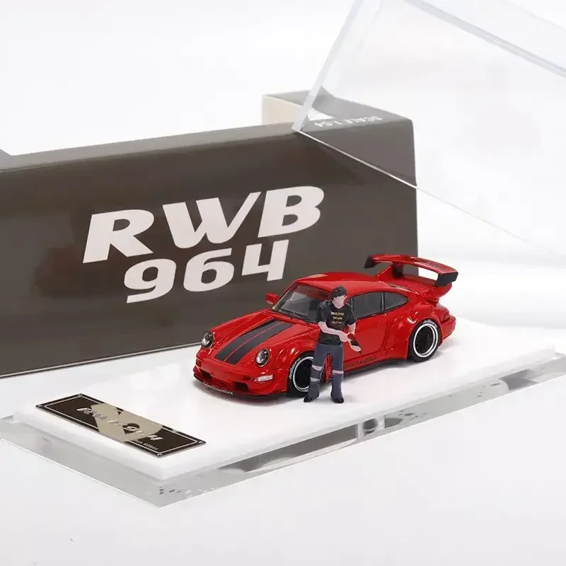 Star Model 1/64 RWB 930 Porsche Model Electroplated Gun Grey