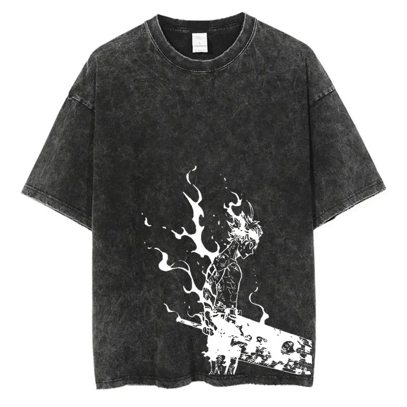 Anime Black Clover Hoodies Hip Hop Vintage Sportwear Men Women