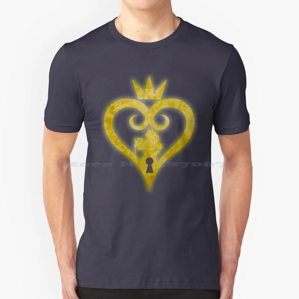 Kingdom Hearts T Shirt 100% Cotone Tee Gold Sora Mickey Donald Riku Kingdom Hearts Chain Of Memories 2 Final Mix Codificato 358 2