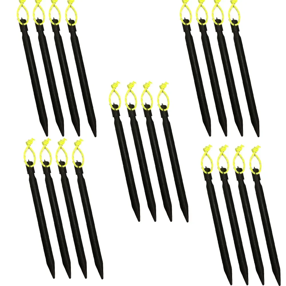 Aluminument Tent Pegs Nails with Rope Stake Camping Hiking Equipment Outdoor Traveling Tent Sand Ground Accessories camping tent accessories tent pegs 18cm