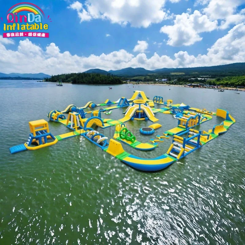 Commercial Adults Sport Aqua Water Fun Park Game Inflatable Floating Aqua Park for Lake and Sea