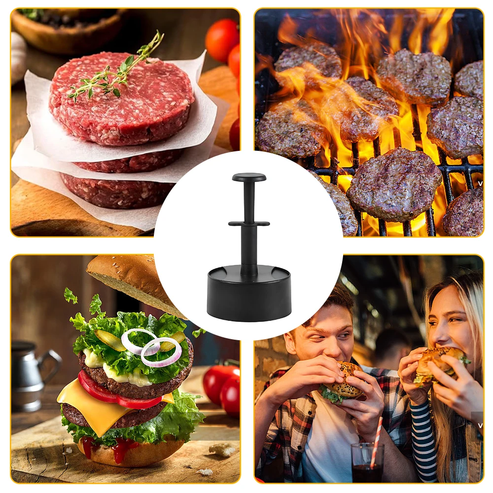 Hamburger Press Burger Patty Maker for Stuffed Burgers Beef Veggie Maker Mold Thickness Adjusted Burgers Cooking BBQ Tool