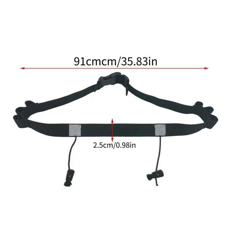 1pc Unisex Triathlon Marathon Race Number Belt With Gel Holder Running Belt Cloth Belt Motor Running Outdoor Sports 6