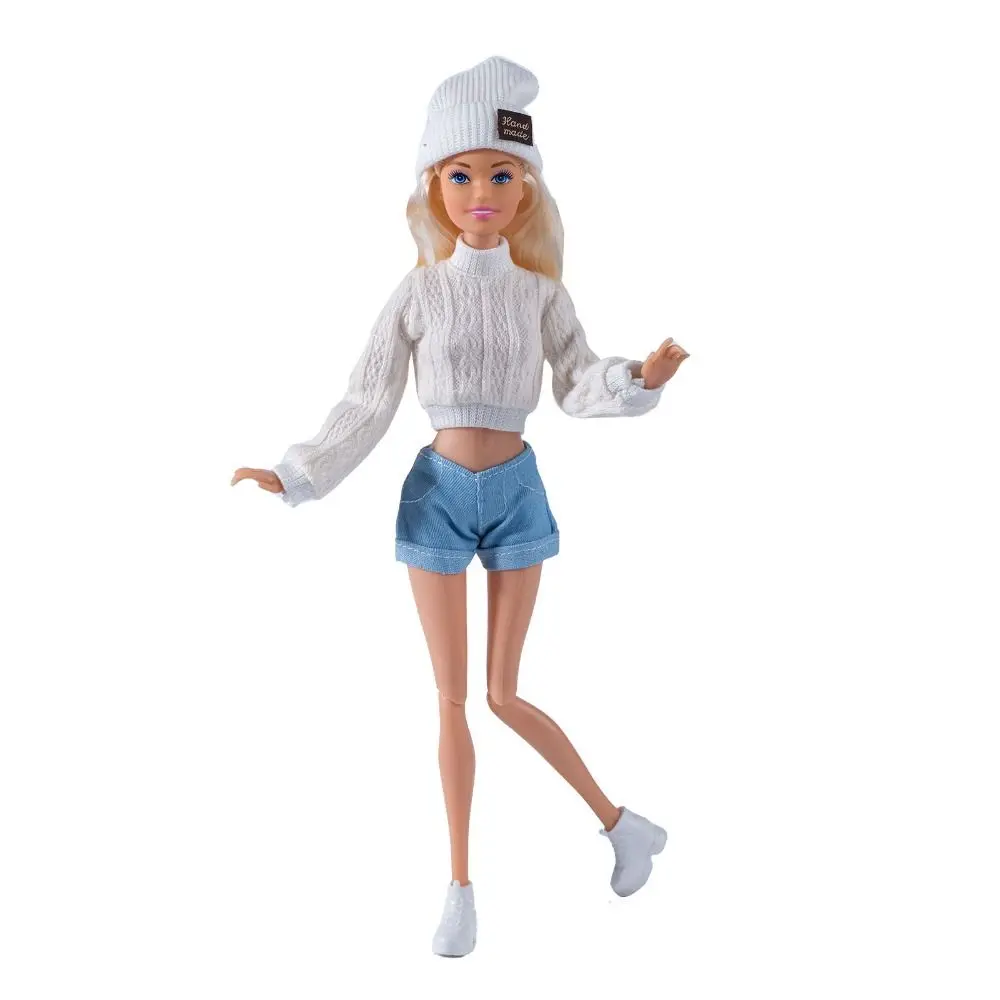Wool Coat Doll Accessories for 1/6 BJD Dolls Winter