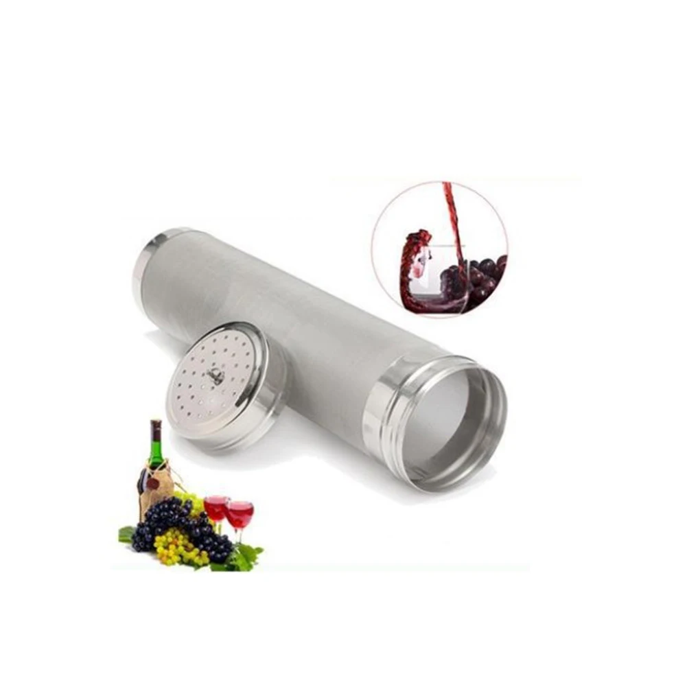 Beer Brewing Strainer Bag 300 Micrometer Stainless Steel Beer Dry Hopper Filter Strainer Hop Spider Mesh For Cornelius Keg Home Beer Brewing Kettle