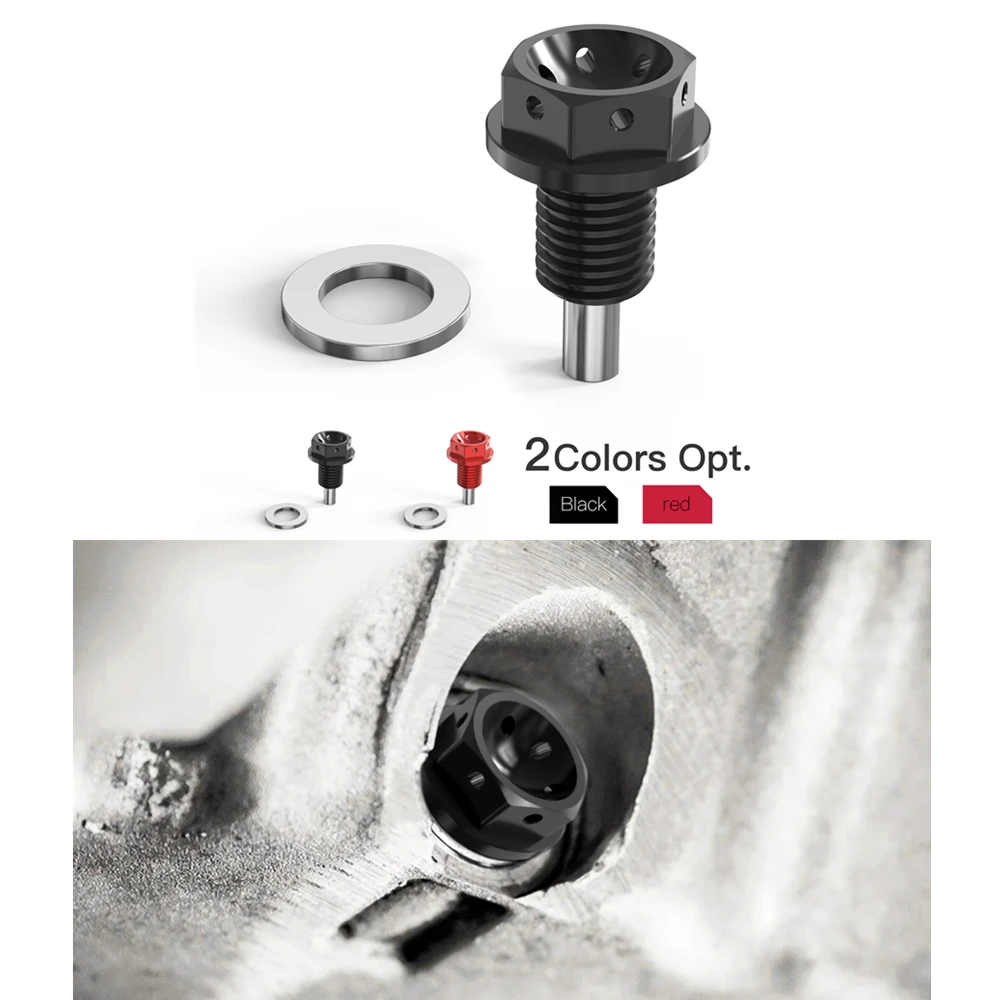 BEVINSEE Magnetic Oil Sump Drain Plug For BMW E46 E90 E91 E92 E93 