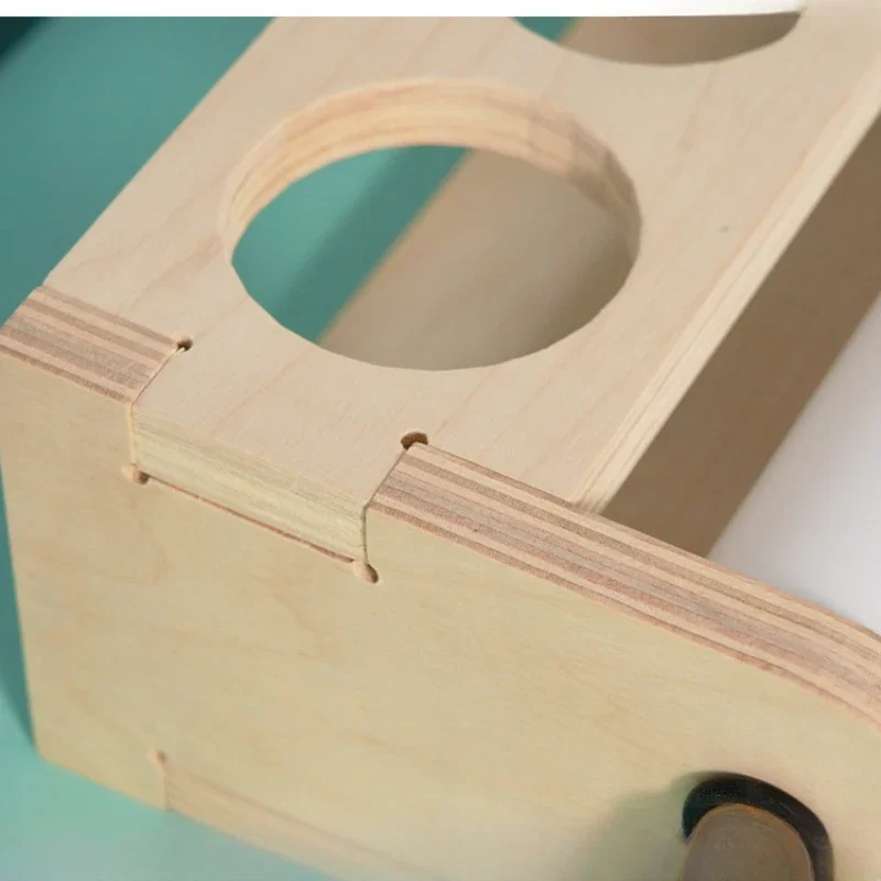 Desktop Solid Wood Easel Children's Paper Roll Holder 435*190*100mm Kindergarten Painting Set Art Tools School Supplies