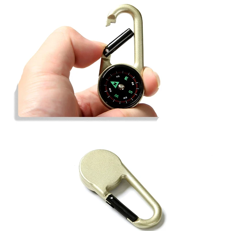 Mini Lightweight Portable Carabiner Compass 3