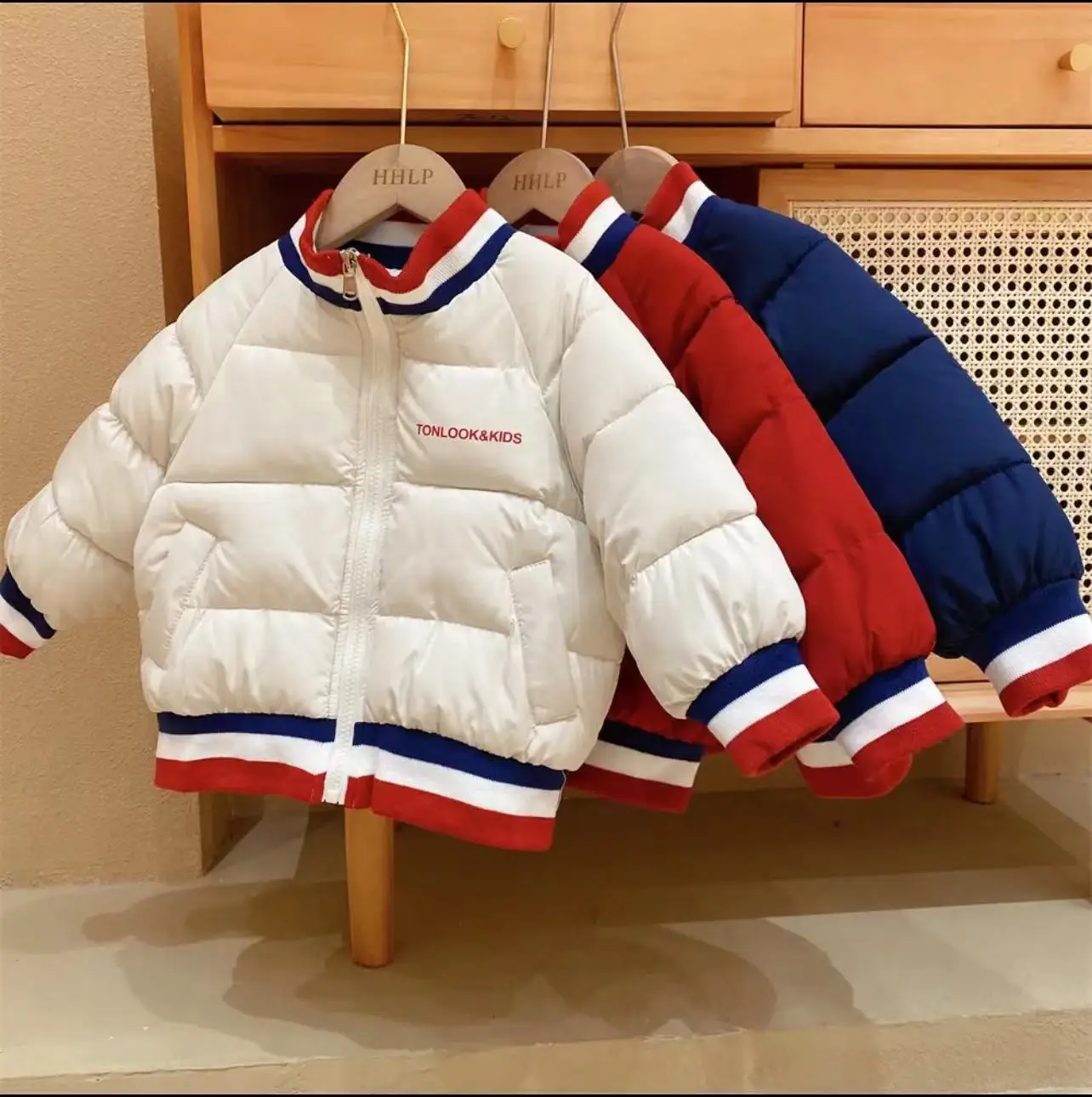 

Children's Clothing, Children's Down Cotton Coat, Large Children's Winter Clothing, Thick Cotton Jacket, Coat, Children