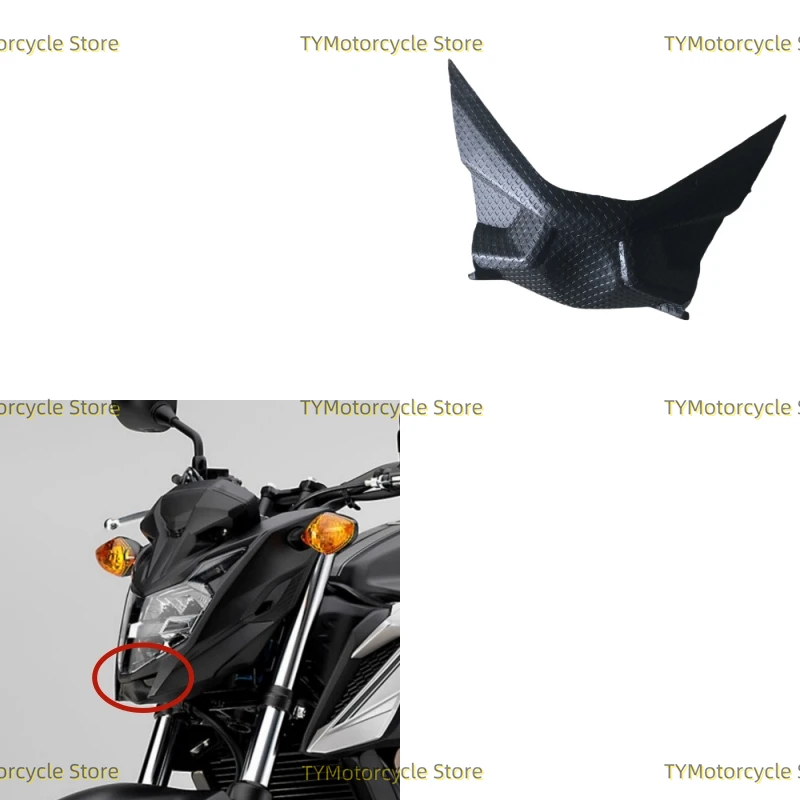 Motorcycle Lower Front Headlight Cover Head Light Fairing Beak Cowl Fit for CB500F CB 500F CB500 F