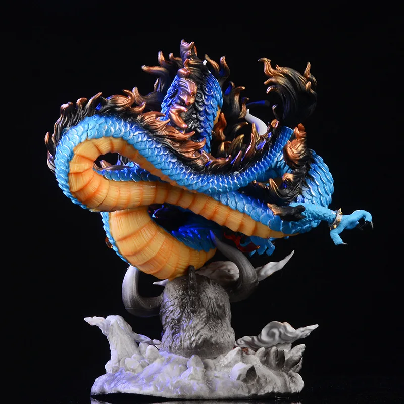 22cm One Piece Anime Figure GK Kaido Dragon Form Four Emperors
