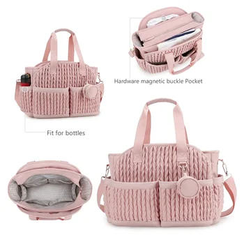 Borsa per pannolini per bambini Borsa per pannolini Borsa per mummia Borsa da viaggio impermeabile per pannolini per bambini per mamma Passeggino Mamma Maternità Totes Borse a tracolla Nuovo
