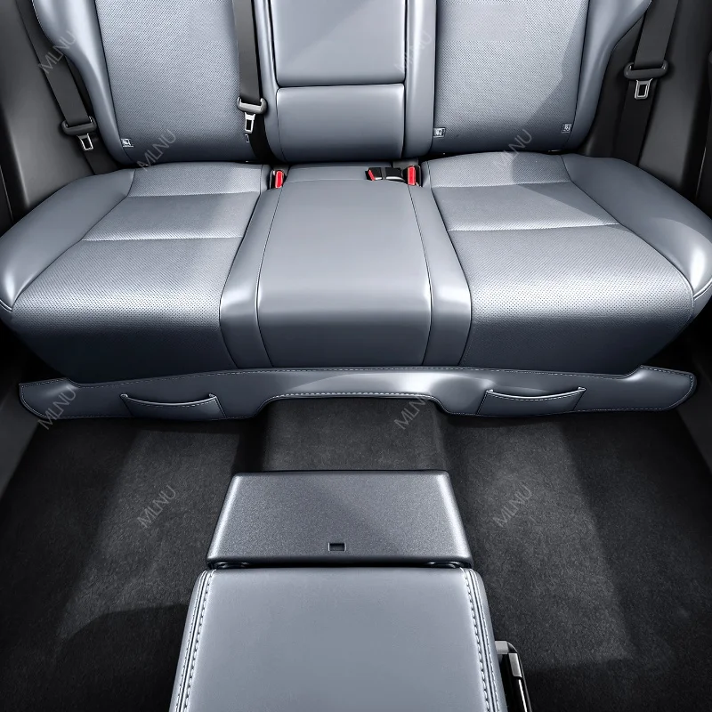 토요타 RAV4 액세서리 2026용 뒷좌석 킥 매트, 가죽 소재, 킥 방지, 소음 감소, 접이식, 찢김 방지