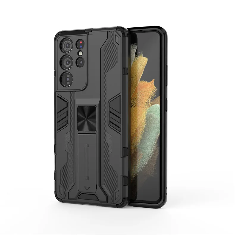 

Armor Protect Phone Cases For Samsung Galaxy M52 F52 M12 A12 A82 A72 A52 Military Grade Bumpers Slot Card Kickstand Cover Case