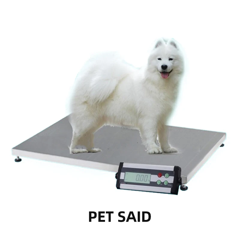 150kg50gPetDogWeighingAnimalScaleElectronicPetStainlessSteelWeightSteelScale110