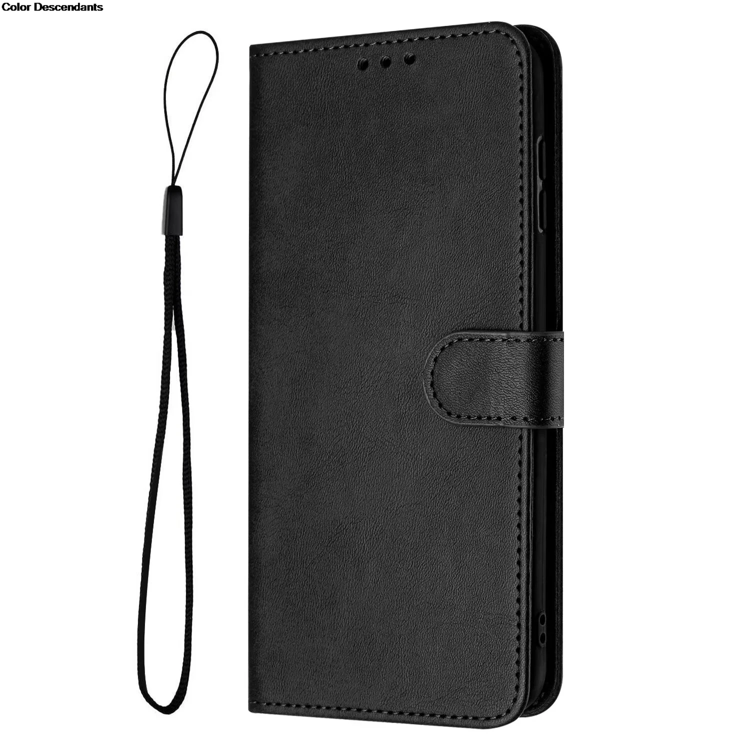 Soft TPU Leather Wallet Flip Phone Case with Card Slot