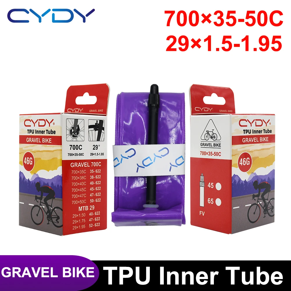 Binnenband 700 X 28c Binnenband 700 X 25c Racefiets Binnenband Fiets Binnenband 700c Binnenband voor 700x18-32c 2 STKS Racefiets Binnenband Tpu Materiaal Lichtgewicht Lekbestendige Fiets Binnenbad