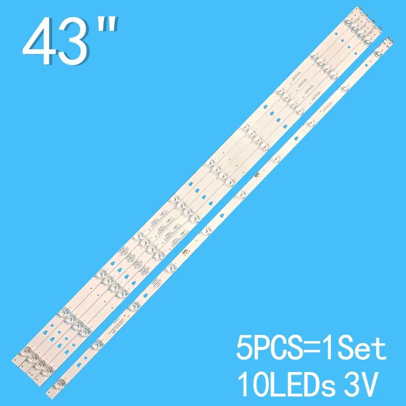 

3V 10 lamp 850mm LED Strips LED 43D10A-01 (A) LED 43D10B-01 (A) LED 43D10 LED 43D10B LED 43D10A 30343010213 43inch aluminum 100%