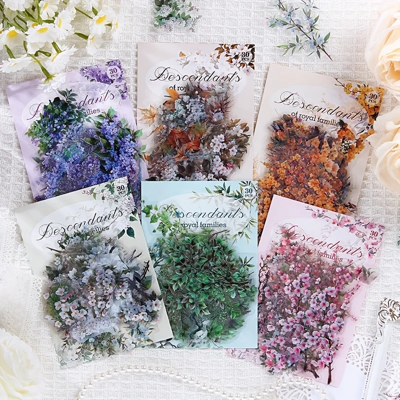Vintage Floral Stickers 2