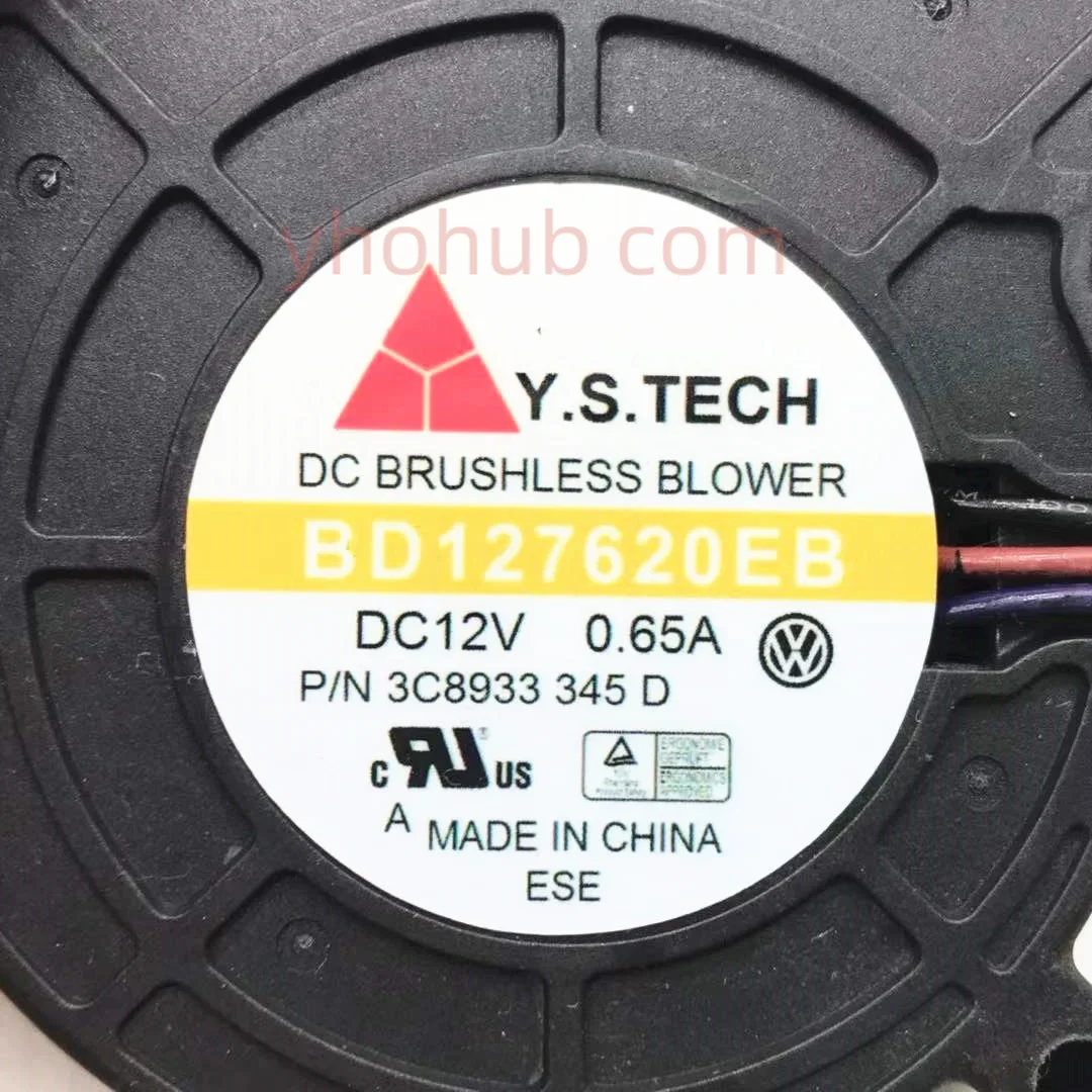 ventilador de refrigeração do servidor de 3 fios