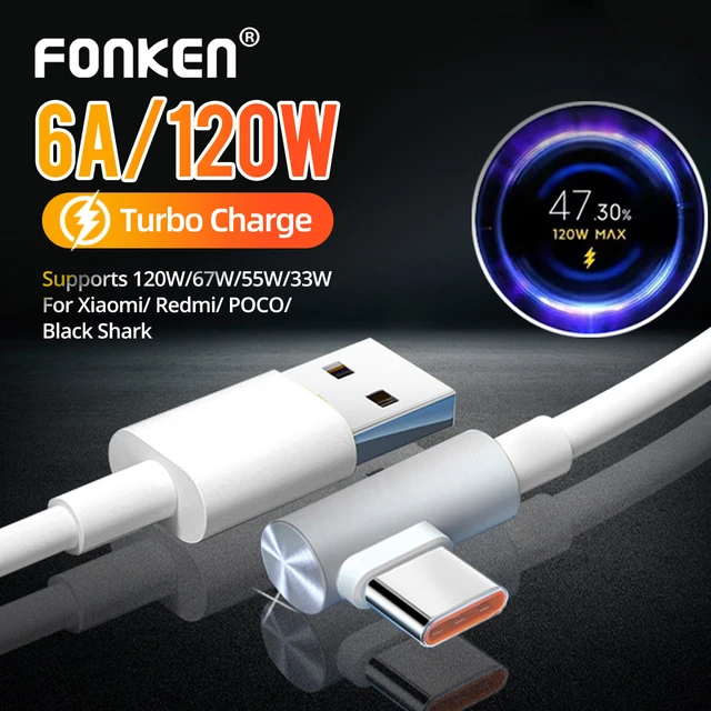 Phone Charger Cable Type C 3  Fast Charge 33w Cable Type C - 6a 66w 33w  Charger 1m - Aliexpress