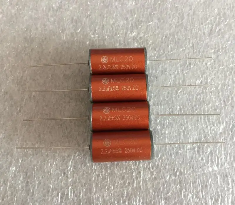 new MLC20 series 250V 2.2UF 225J coarse copper pin frequency division thin film capacitor. 1pcs price |