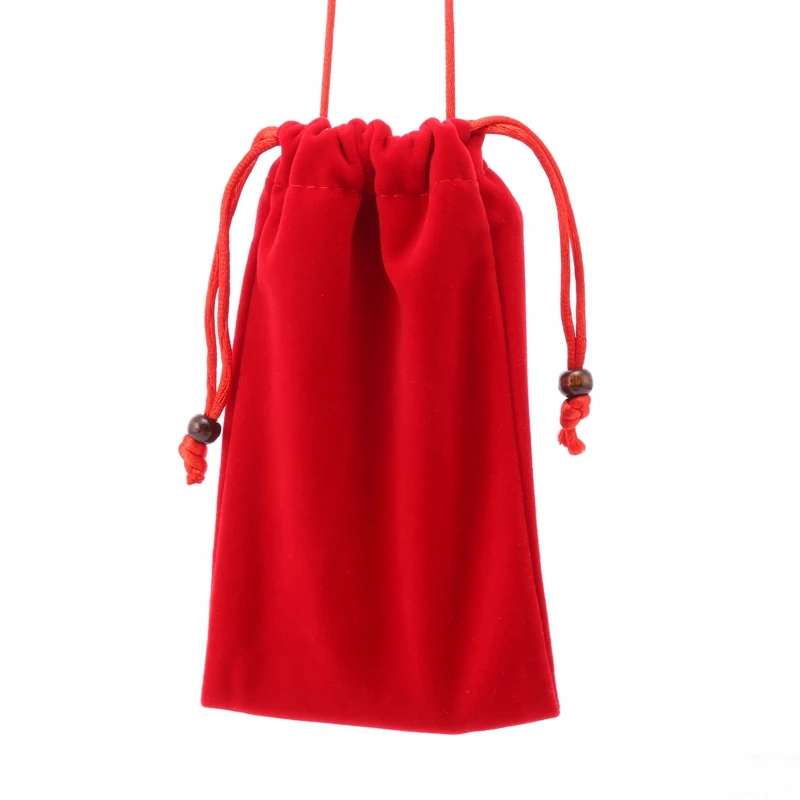 Universal Cotton Neck Strap Sleeve Phone Pouch Bag Case Cover