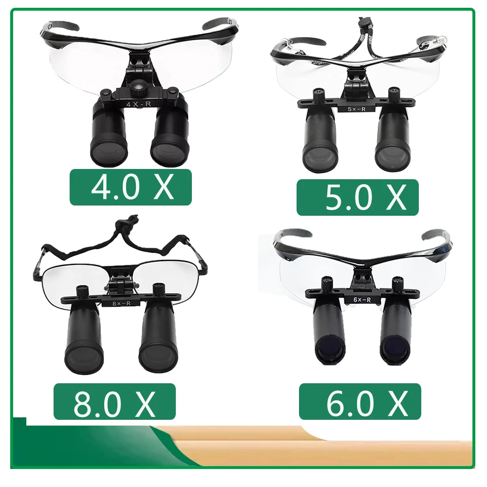 

4X / 5X /6X /8X Surgical Loupes Dental Loupes Medical Magnifier Binocular Magnifying Glass Dentistry Surgery Genneral