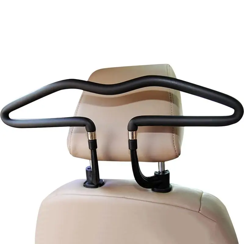 

Универсальная автомобильная вешалка для пальто, автомобильная вешалка для одежды из нержавеющей стали, автомобильная вешалка для спинки стула из нержавеющей стали, легкая установка, практичная Автомобильная вешалка