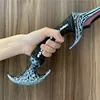 Halloween Cosplay Anti Mage Scythe of Vyse Elf Weapon 1:1 Beast Sickle Movie Game Anime Cos Role Play Gift Safety PU 50cm 6