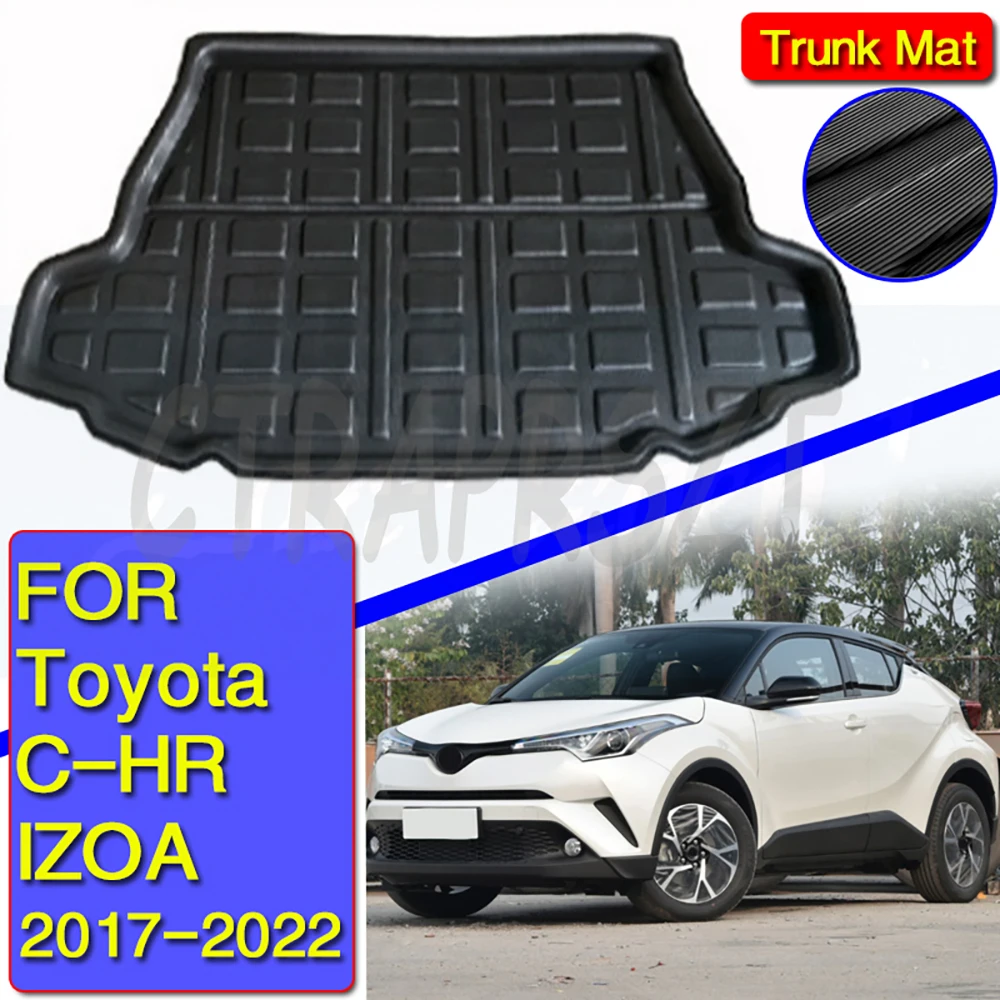

Tailored Boot Cargo Liner Tray For Toyota C-HR CHR C HR IZOA 2017~2022 Rear Trunk Tray Floor Mat Carpet Mud Kick Waterproof