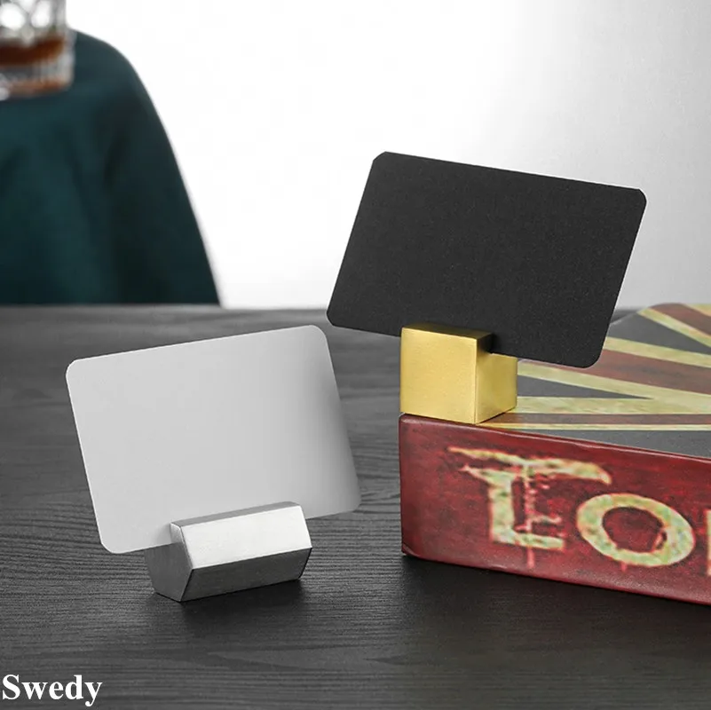 Card Holder Stainless Steel Table Number