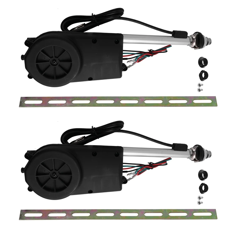 2X Kit Antenna Per Auto Dc12V Antenna Elettrica Radio Antenna Automatica Booster Power Truck Antenna Per Veicoli