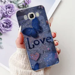Luxury Painted Soft Silicone Phone Case - Elegant Design Cover - Galaxy J7 2016 (924)