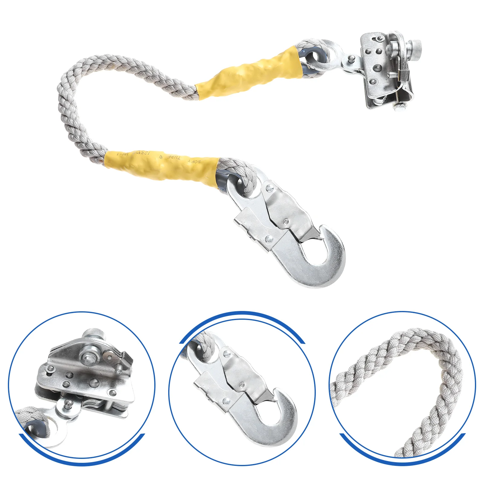 

Exterior Wall Cleaning Safety Rope Self-locking Device Climbing Slow-down Safety Lock