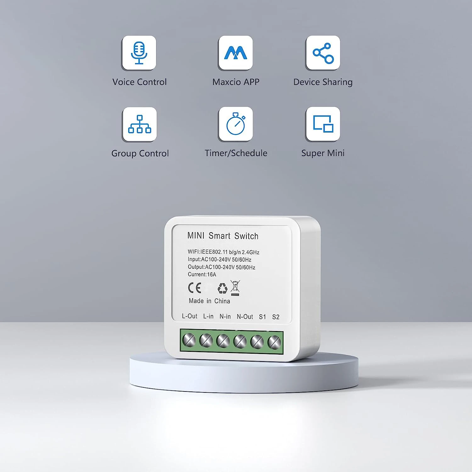 Tuya 63A Wifi Smart Circuit Breake Power Meterr Power Monitor Electricity Meter