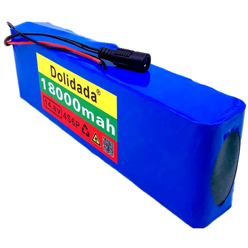 14.8V 18Ah 4s6p 18650 lithium-ion battery pack, night fishing light heater, miner amplifier battery, with BMS