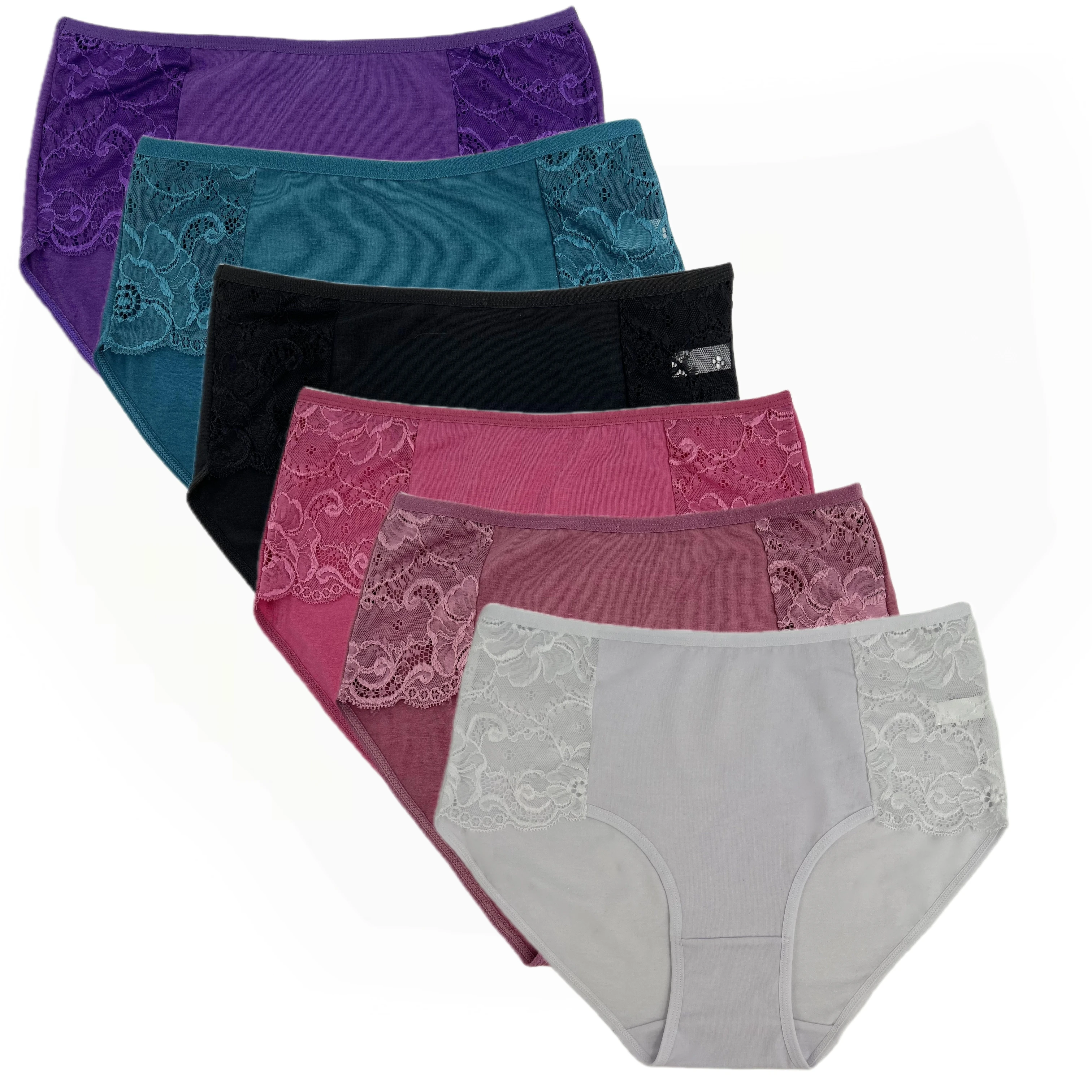 women's panties cotton briefs plus size lace underwear panty woman