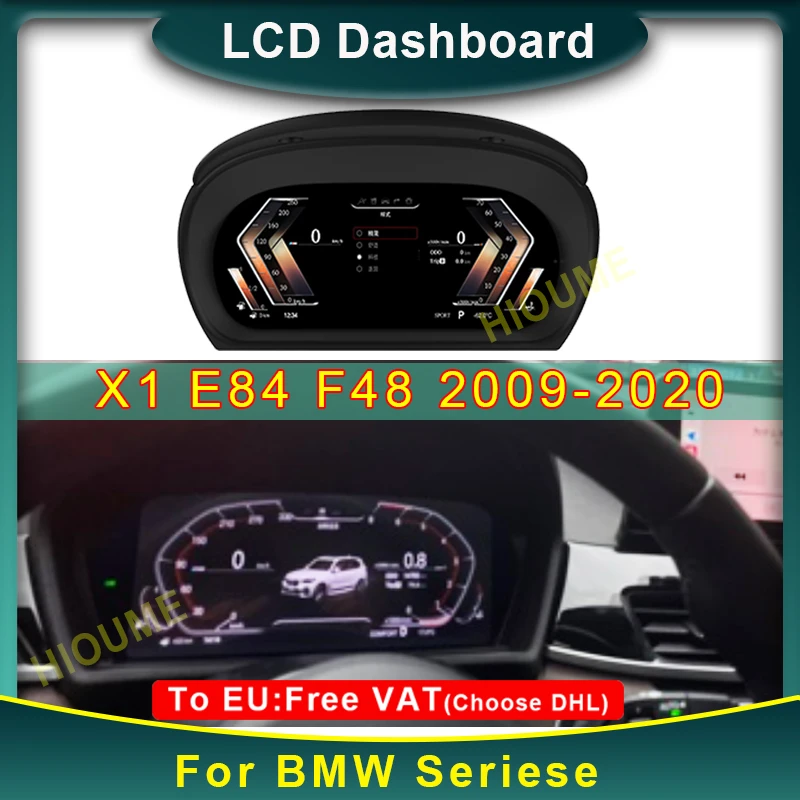 New Car LCD Digital Dashboard Panel Instrument Cluster Cock Speedometer Multimedia for BMW X1 X2